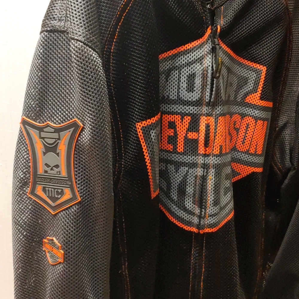 Barely Used polyester extra large Harley Davidson riding jacket